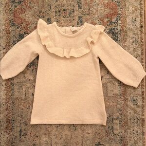 H&M Ruffled Cream Kids Dress